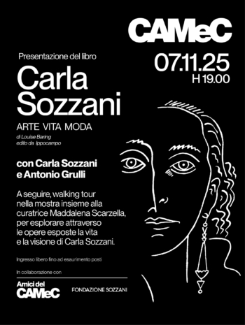 Carla Sozzani. Arte. Vita. Moda. Presentazione del libro il 7 novembre alle ore 19 al CAMeC della Spezia. Al termine, waking tour della mostra insieme a Maddalena Scarzella