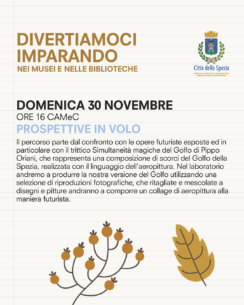 POST - progDivertiamoci imparando - 30 novembre - Prospettive in voloramma